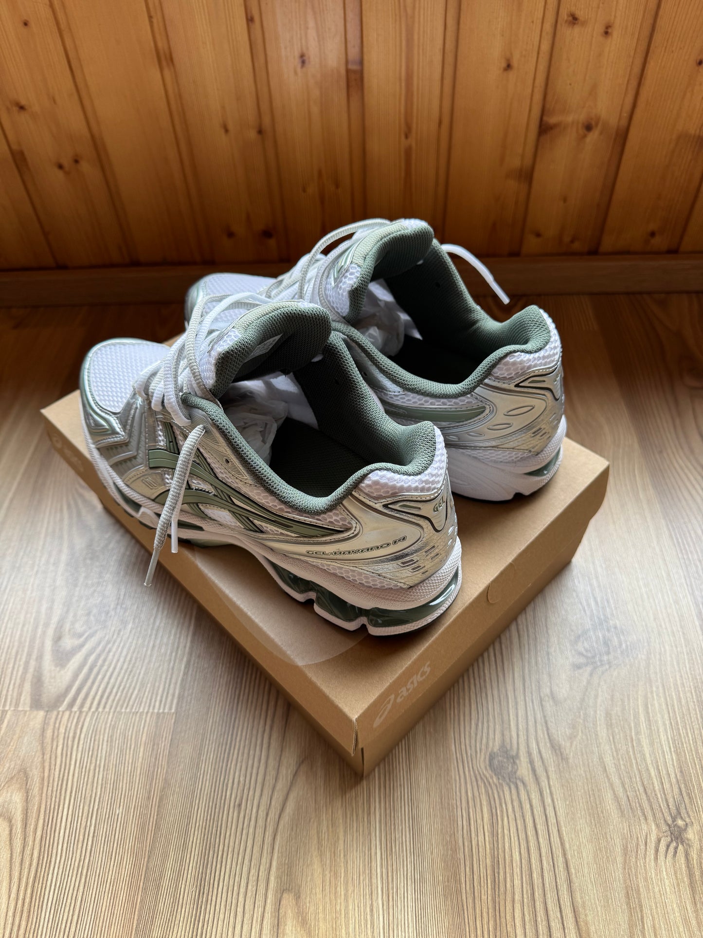 ASICS GEL KAYANO 14 GREEN/SILVER