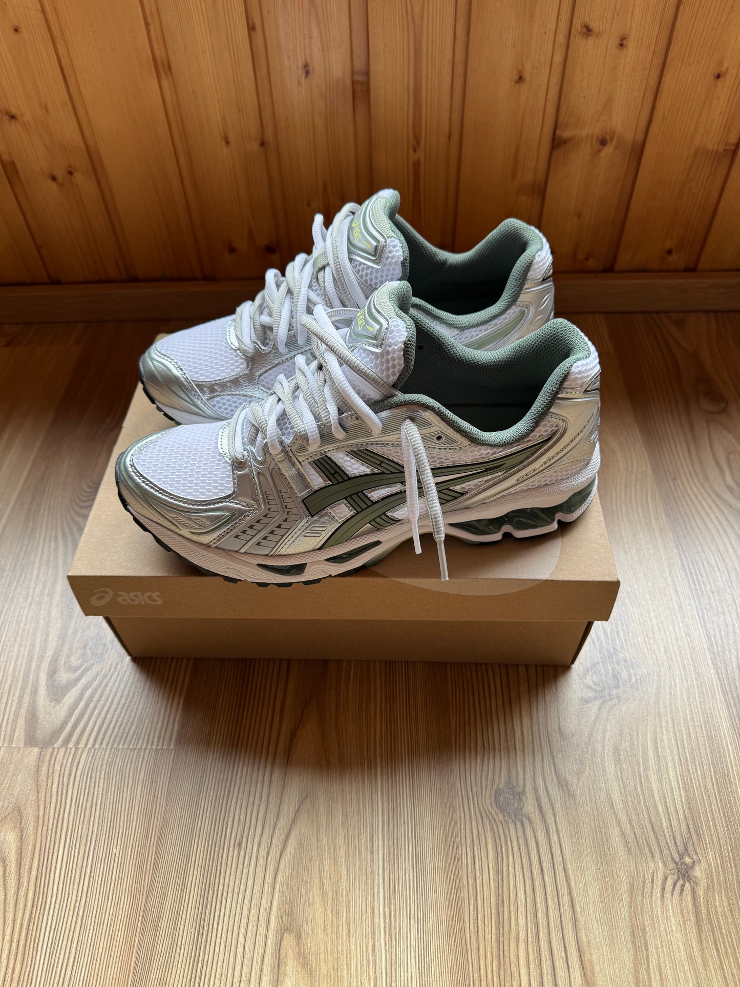 ASICS GEL KAYANO 14 GREEN/SILVER