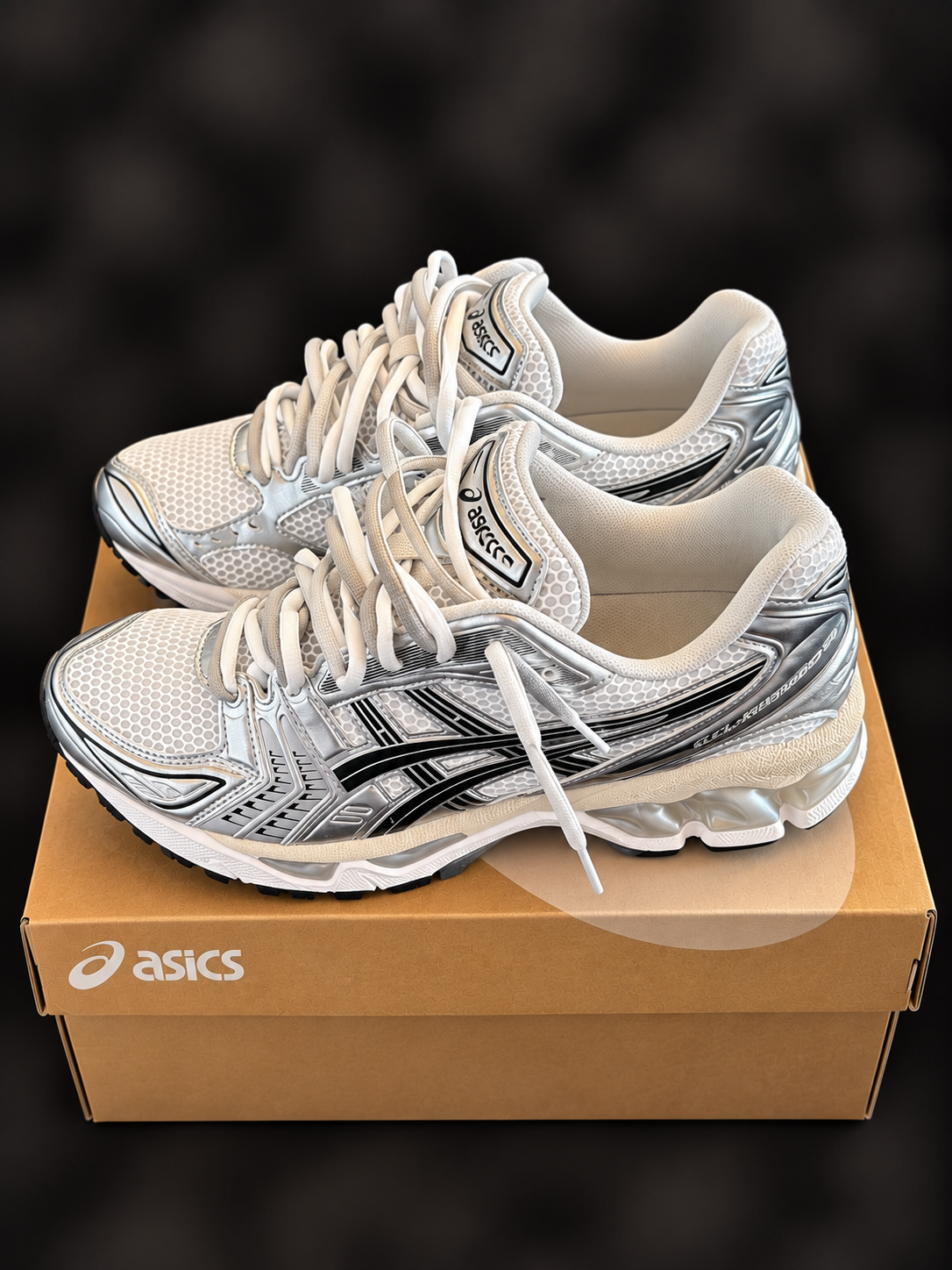 ASICS GEL KAYANO 14 WHITE/SILVER