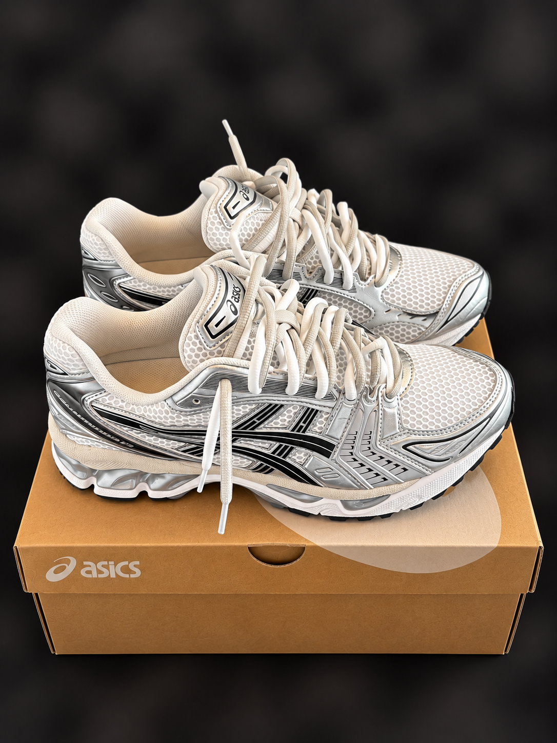 ASICS GEL KAYANO 14 WHITE/SILVER