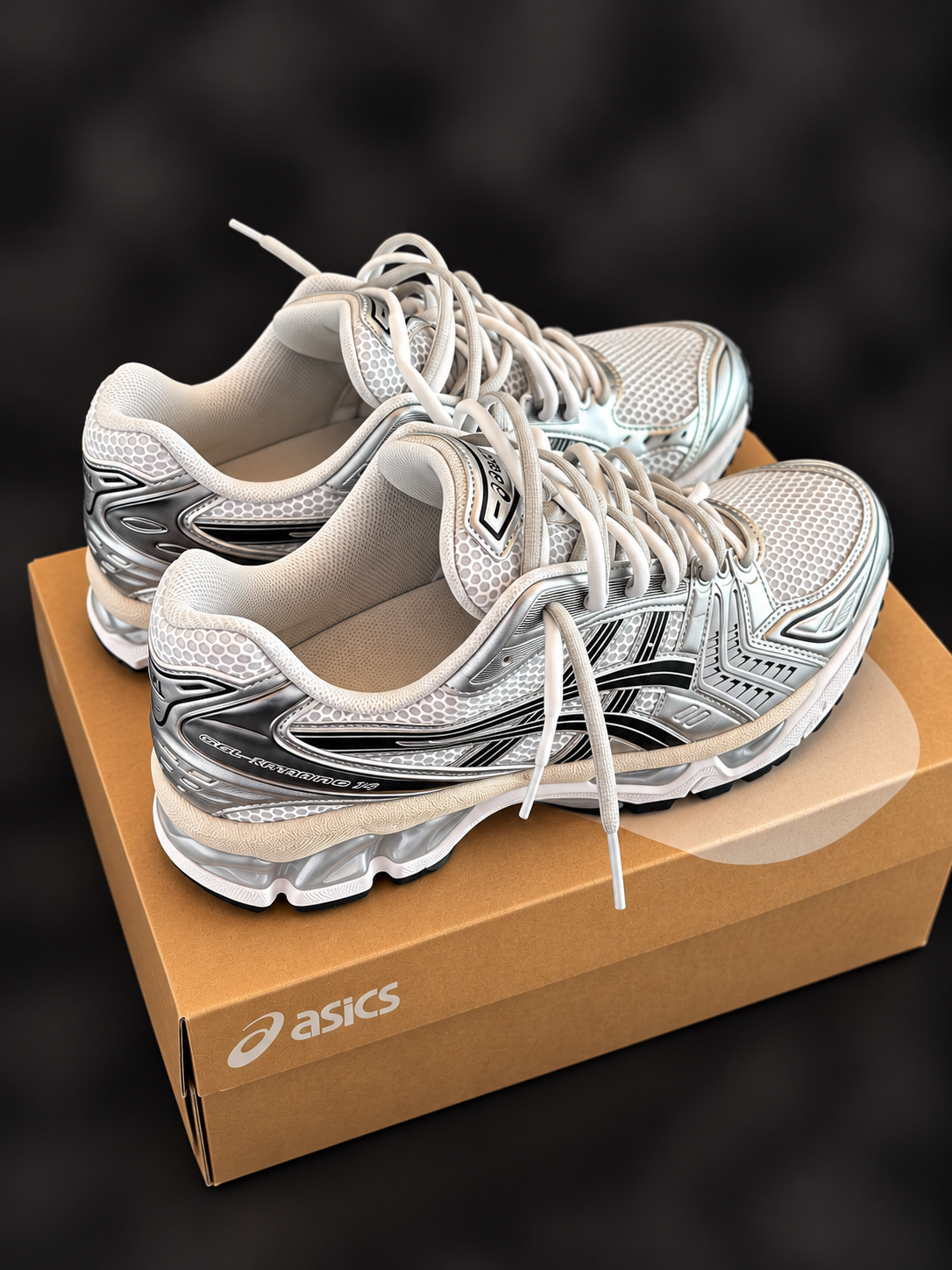 ASICS GEL KAYANO 14 WHITE/SILVER
