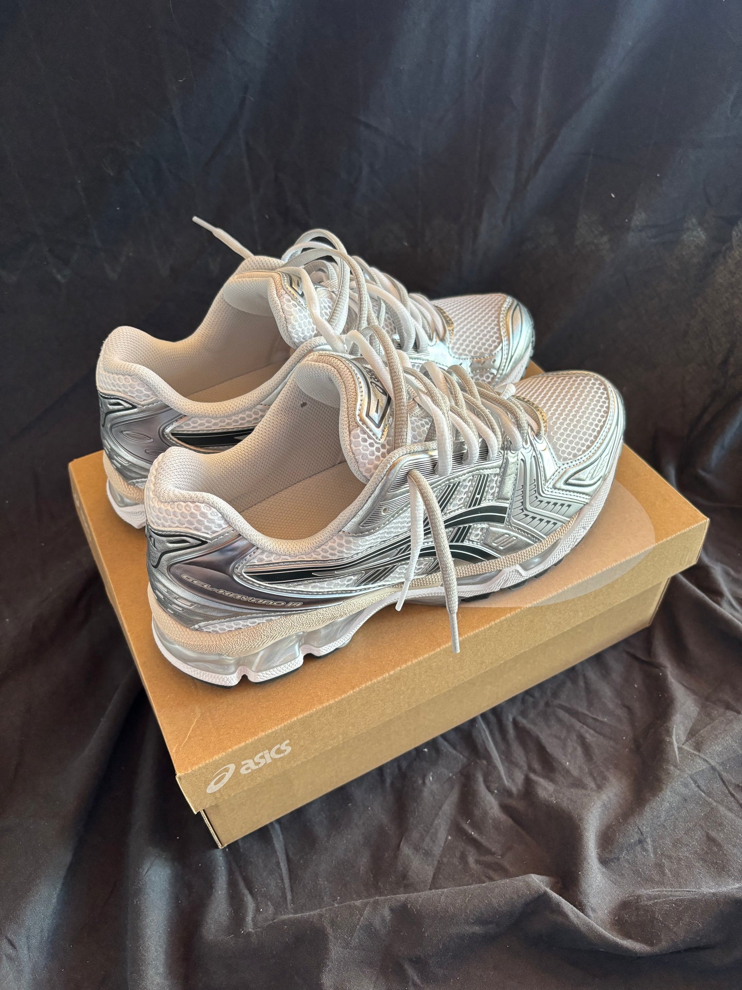 ASICS GEL KAYANO 14 WHITE/SILVER