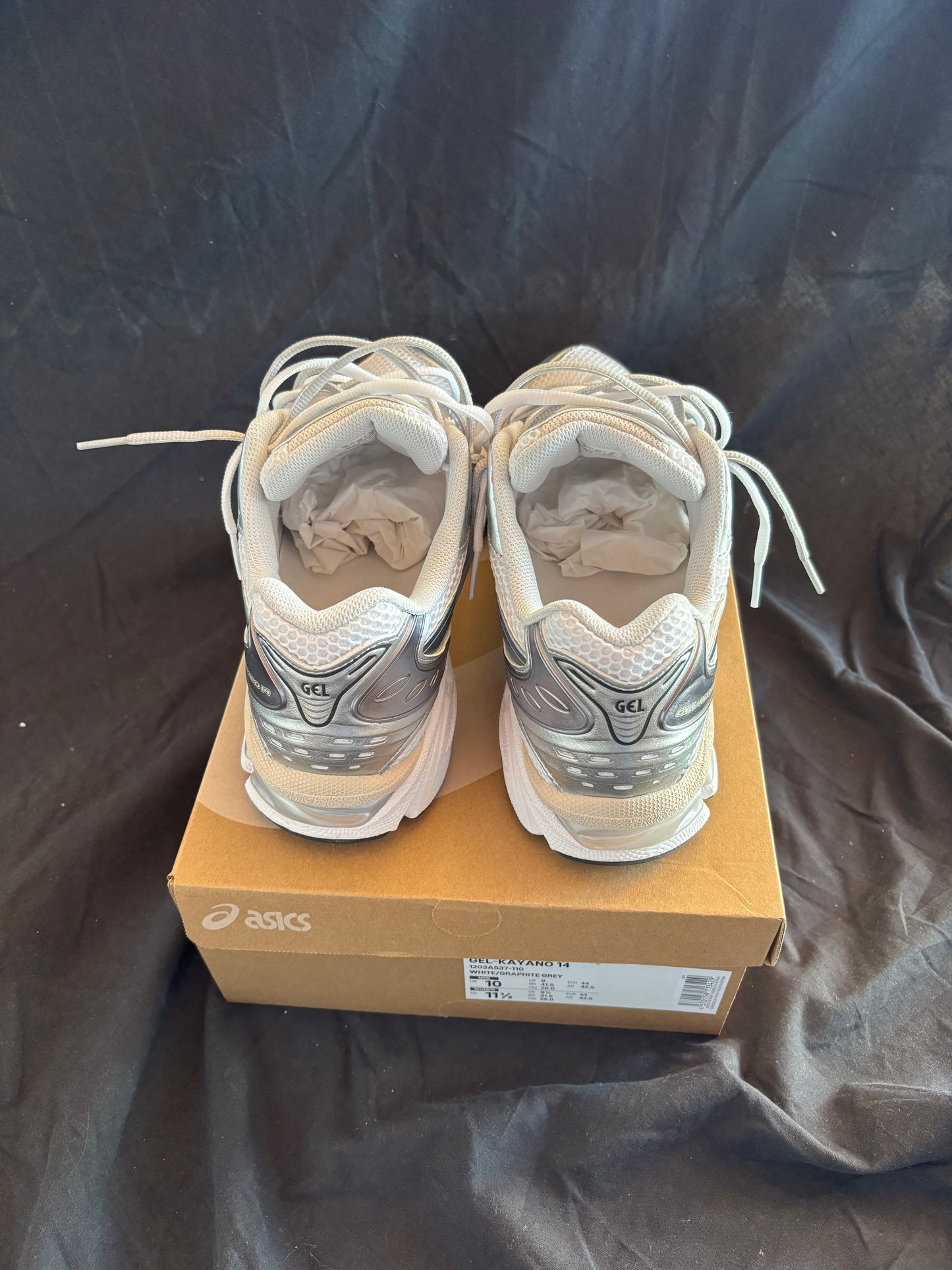 ASICS GEL KAYANO 14 WHITE/SILVER